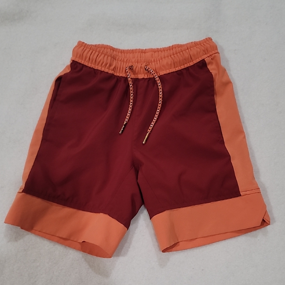 Hanna Andersson Kids Active Made To Breathe Shorts 120 Cm (6-7 Years) Brick Red